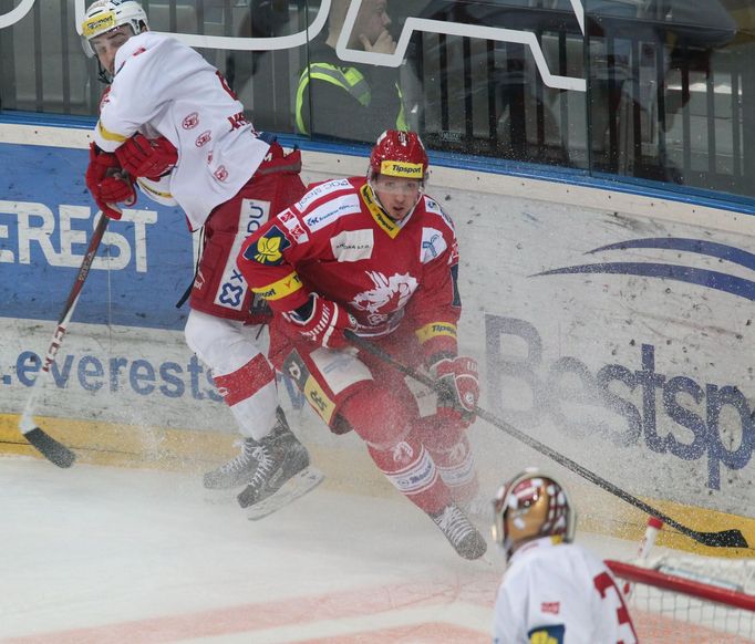 Slavia vs. Třinec, utkání hokejové extraligy