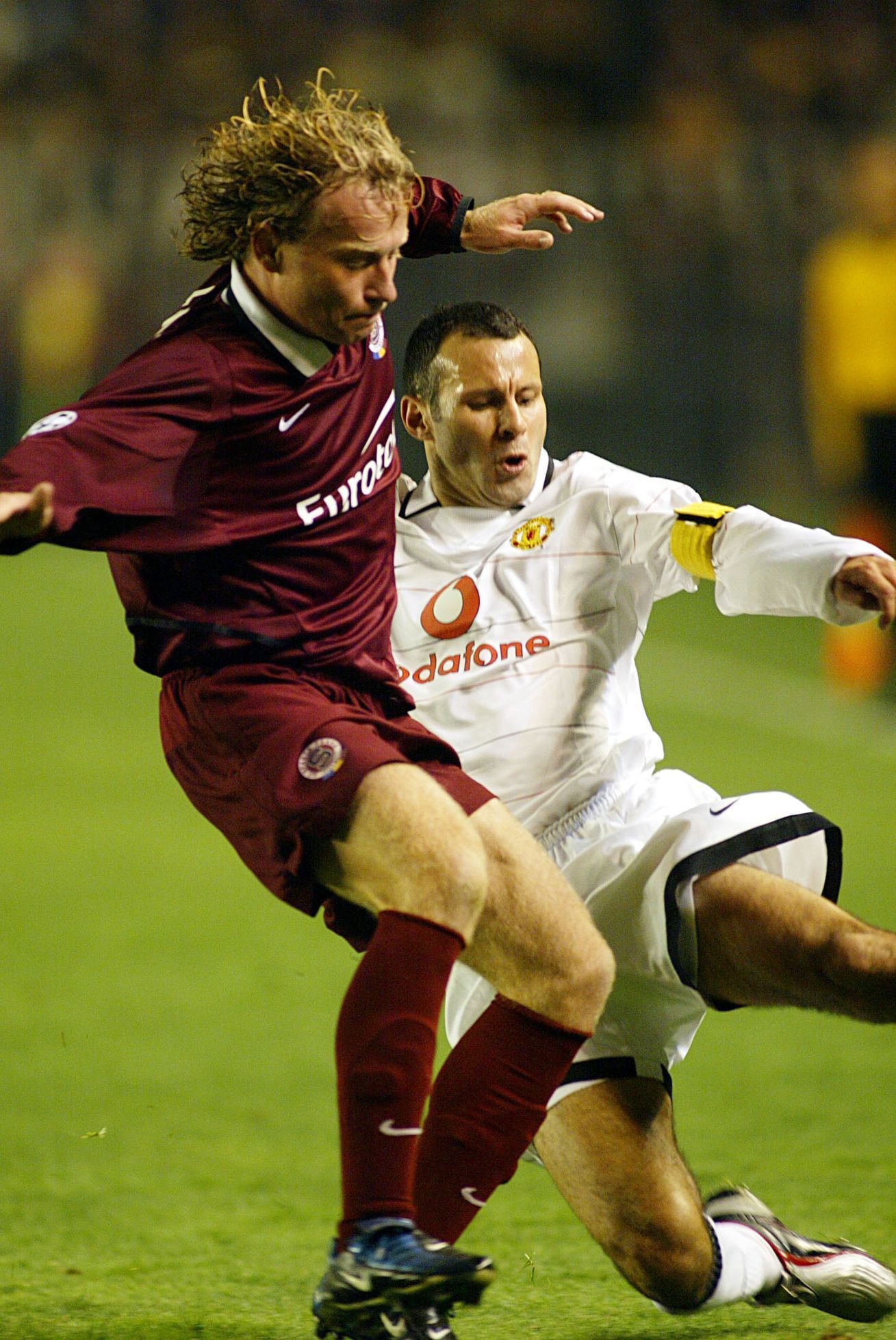 Sparta - Manchester United, Liga mistrů 2004, Zelenka, Giggs