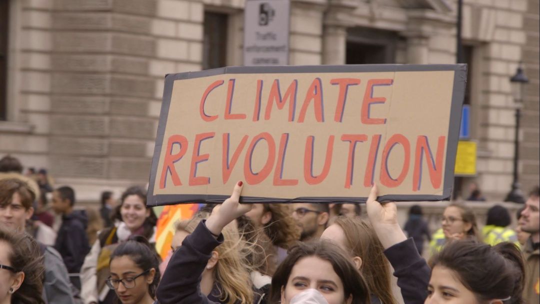 Studenti demonstrace klimatická změna