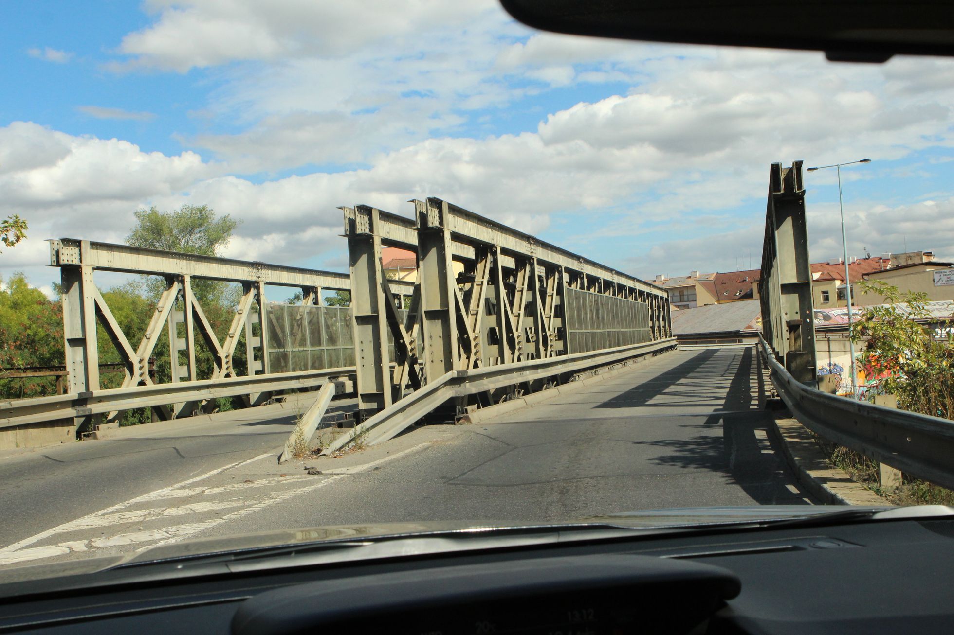 Doprava v Praze - železniční most trasa Karlovy Vary - Ústí nad Labem