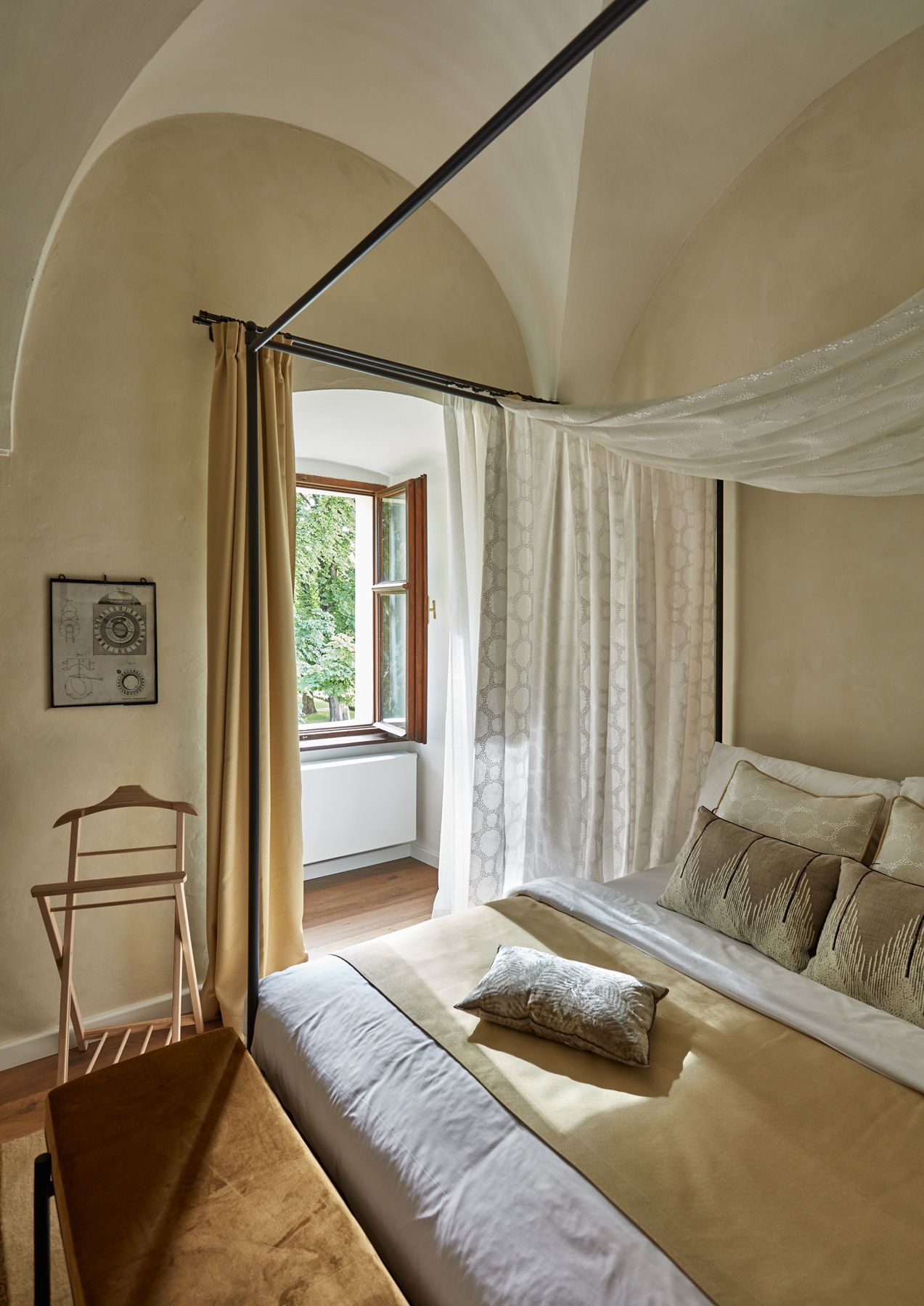 Zámek Žďár nad Sázavou ubytování ve Věží pokoj I.