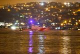 Policisté po útoku dohlíželi přímo z lodí i na průliv Bospor, na jehož břehu diskotéka Reina sídlí.