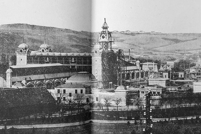 Výstaviště Praha v době konání Jubilejní zemské výstavy v Praze v roce 1891