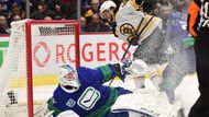 NHL, Vancouver Canucks - Boston Bruins: Jacob Markström (25) - David Pastrňák (88)