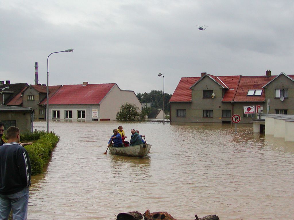 Foto: Tak před 10 lety vypadaly povodně v Písku - !!!Nepoužívat fotografie v článcích!!!