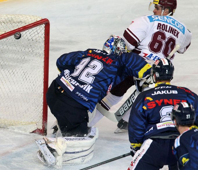 ELH, Sparta Praha - Liberec: Tomáš Rolinek - Marcel Melicherčík