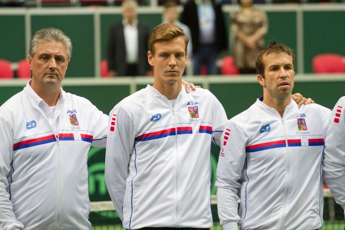 DC ČR-Nizozemsko: Jaroslav Navrátil, Tomáš Berdych a Radek Štěpánek