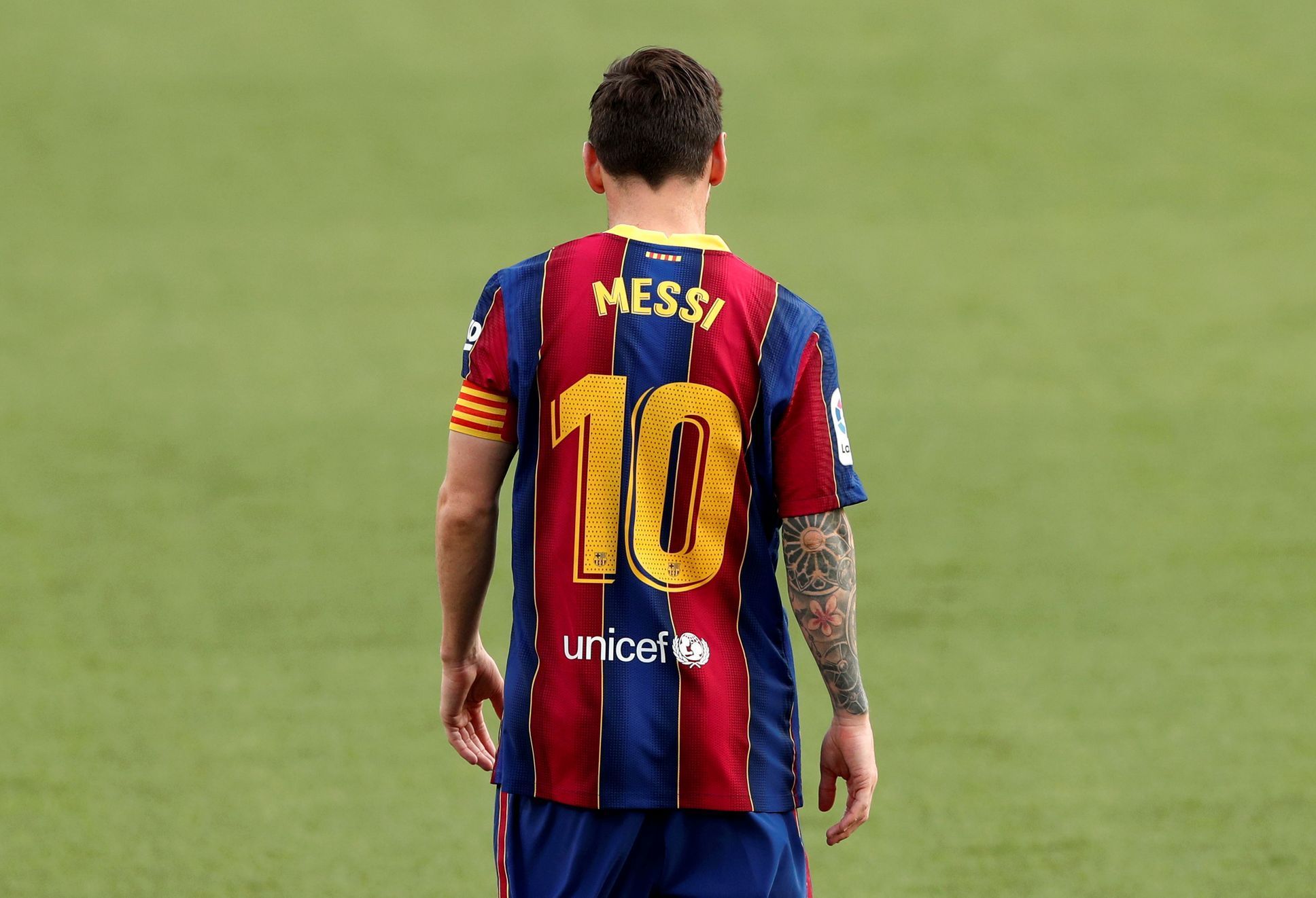 La Liga Santander - FC Barcelona v Real Madrid Lionel Messi