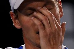 Berdych si finále nezahraje, osudnými se mu staly dvojchyby