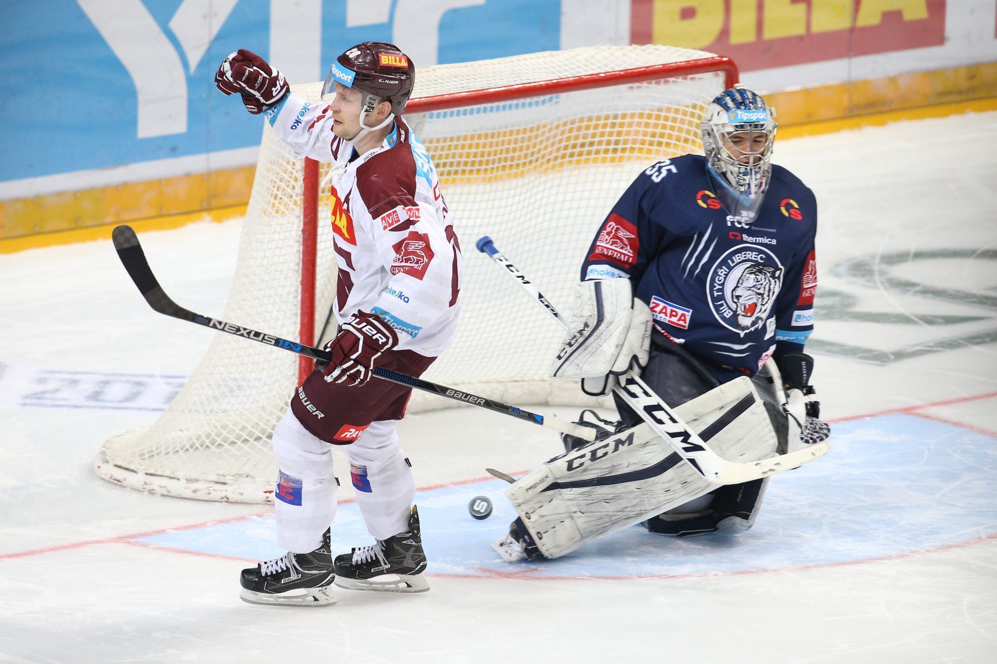 HC Sparta - Bílí Tygři Liberec, 42. extraligové kolo 16/17