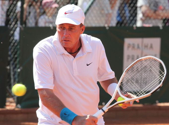 Exhibice na pražské Spartě - Ivan Lendl vs. Jiří Novák