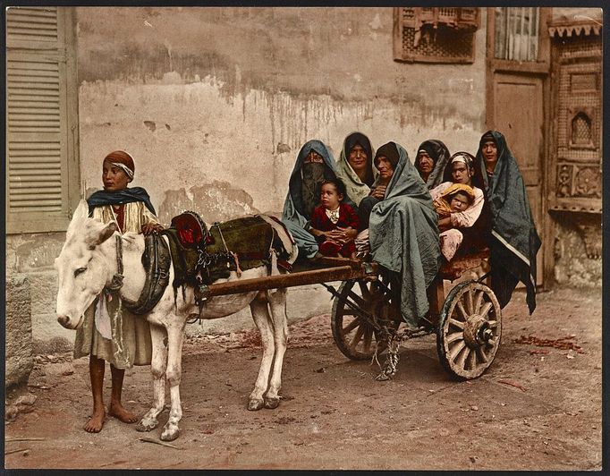 Egypt 1898 - 1905 na fotkách. Z kolekce fotochromových tisků Library of Congress