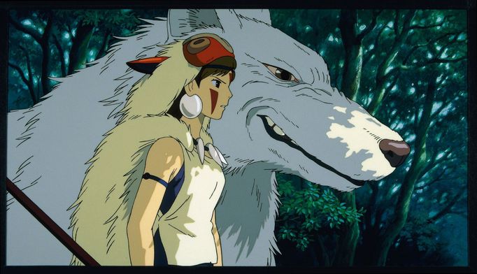 Snímek z Princezny Mononoke z roku 1997.