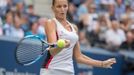 Karolína Plíšková ve finále US Open 2016 s Angelique Kerberoovu.