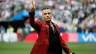 Populární britský Robbie Williams zpěv byl zlatým hřebem slavnostního zahájení fotbalového MS 2018 v Rusku.