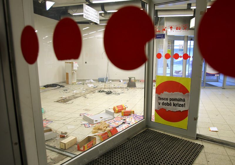 Obchodní dům Ještěd v Liberci před demolicí