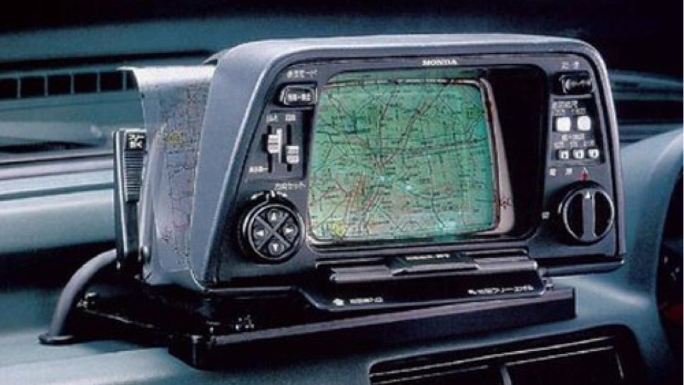 Honda - první navigace v autě