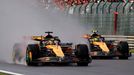 Oscar Piastri a Lando Norris, McLaren ve VC Belgie formule 1 2025