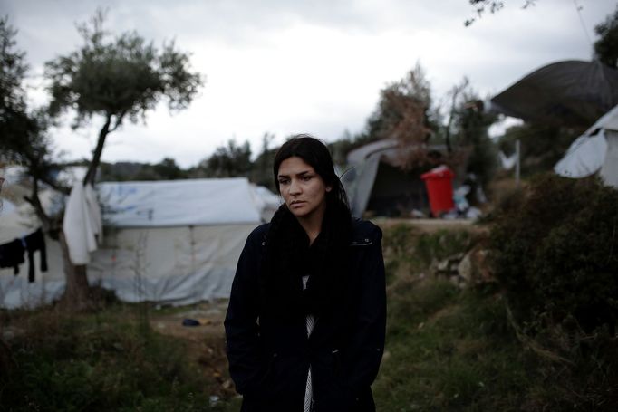 Život migrantů na řeckém ostrově Lesbos.  Rok 2017.