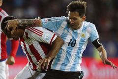 Argentině nestačilo dvoubrankové vedení ani Messiho gól