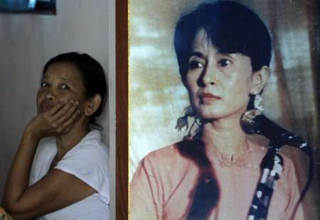 Podobizna Aun Schan Su Ťij