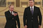 Janukovyč v Moskvě: Rusko snížilo Ukrajině cenu plynu