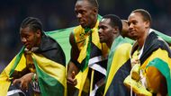 Štafeta ve složení Yohan Blake, Usain Bolt, Nesta Carter a Michael Frater zakončila grandiózně atletické disciplíny na letošních hrách.