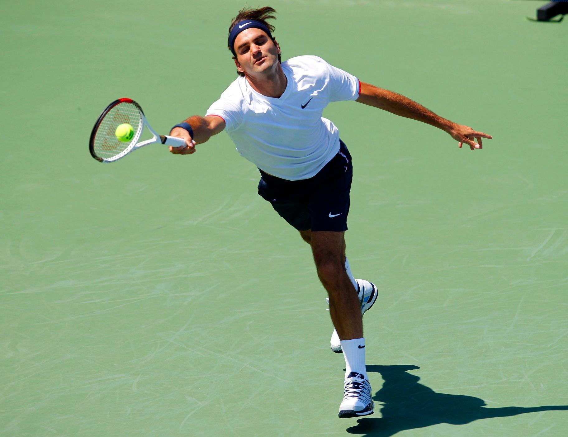 Roger Federer ve finále turnaje v Cincinnati