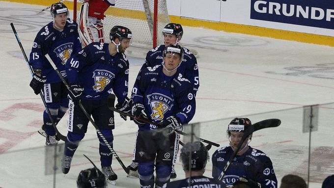 Hokejisté Finska mají na turnaji v Brně důvod k radosti