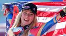 Mikaela Shiffrinová, stříbrná v obřím slalomu na MS 2017