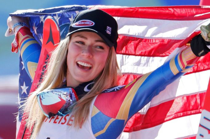 Mikaela Shiffrinová, stříbrná v obřím slalomu na MS 2017