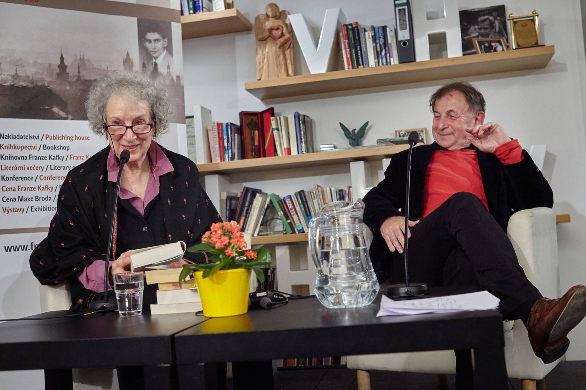 Margaret Atwoodová, Michael Žantovský