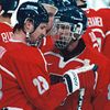 Archivní snímky z ZOH Nagano 1998 - hokej. Dominik Hašek a Petr Svoboda