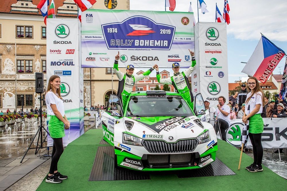 Rallye Bohemia 2019: Kalle Rovanperä,, Škoda Fabia R5 Evo