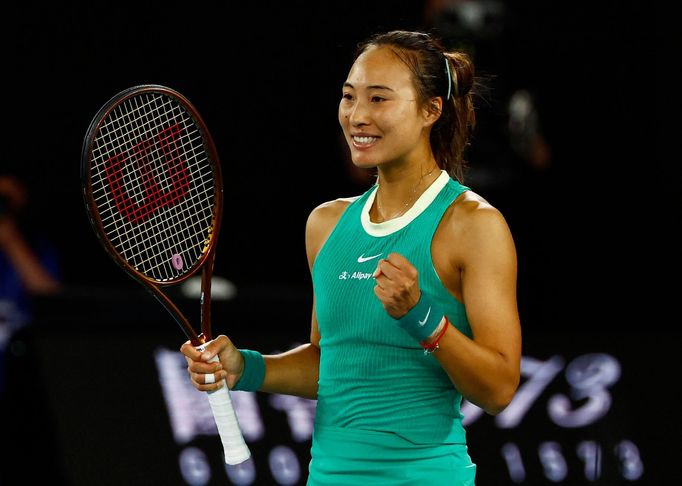 Čeng Čchin-wen, Australian Open 2024, semifinále