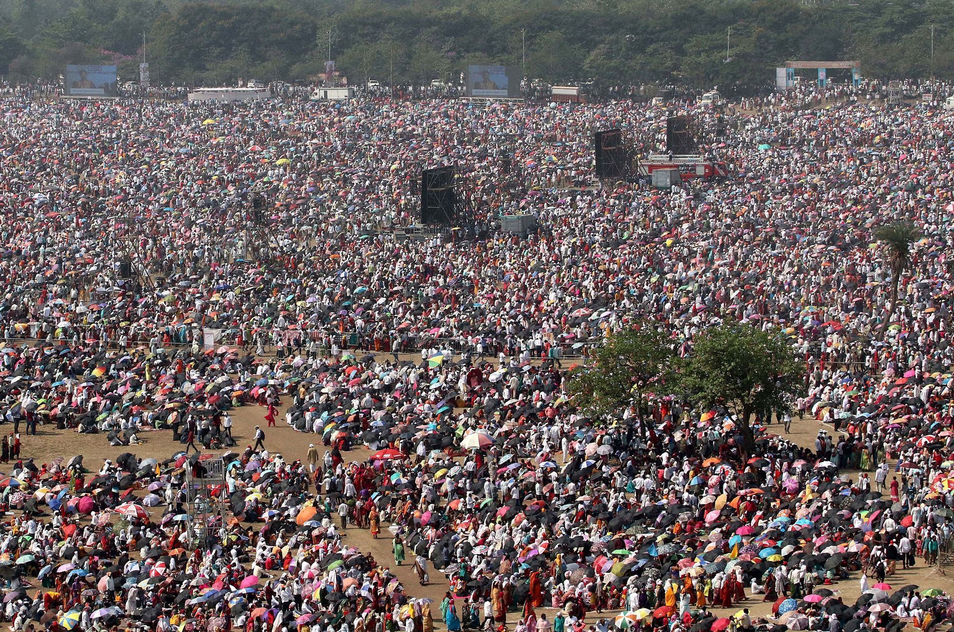 Indie Bombaj davy lidí