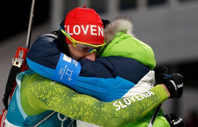 Jakov Fak ve vytrvalostním závodě na ZOH 2018