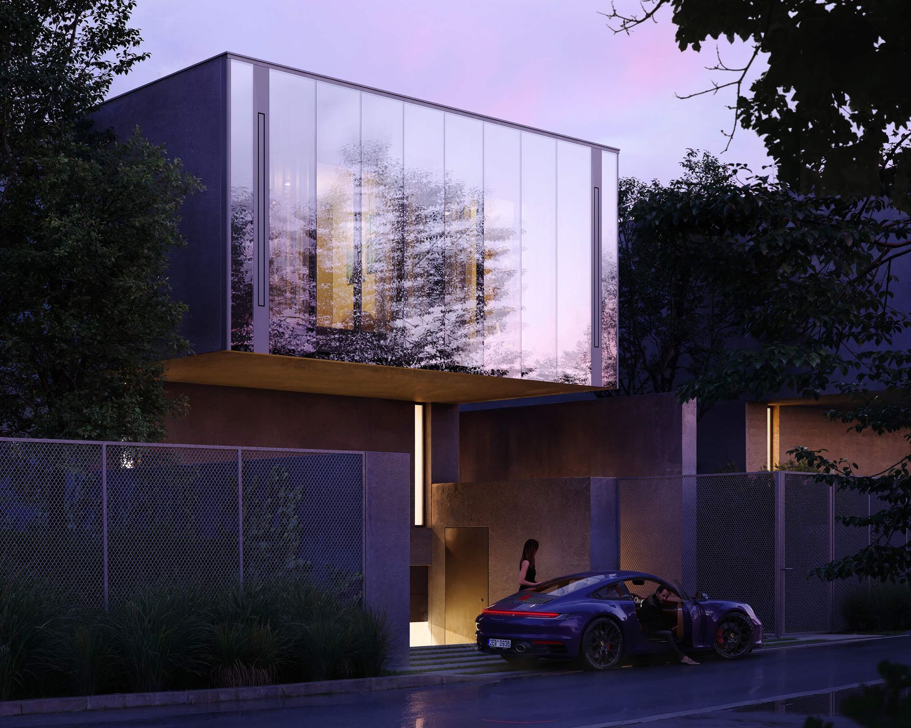 sky city villas, domy, vila, stavba, realizace, projekt