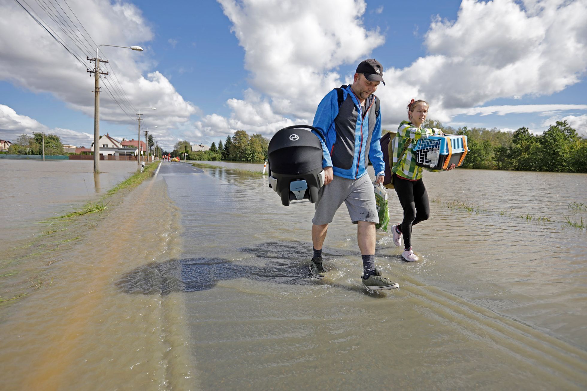 povodně 2024, Antošovice, Bohumín, Ostravsko