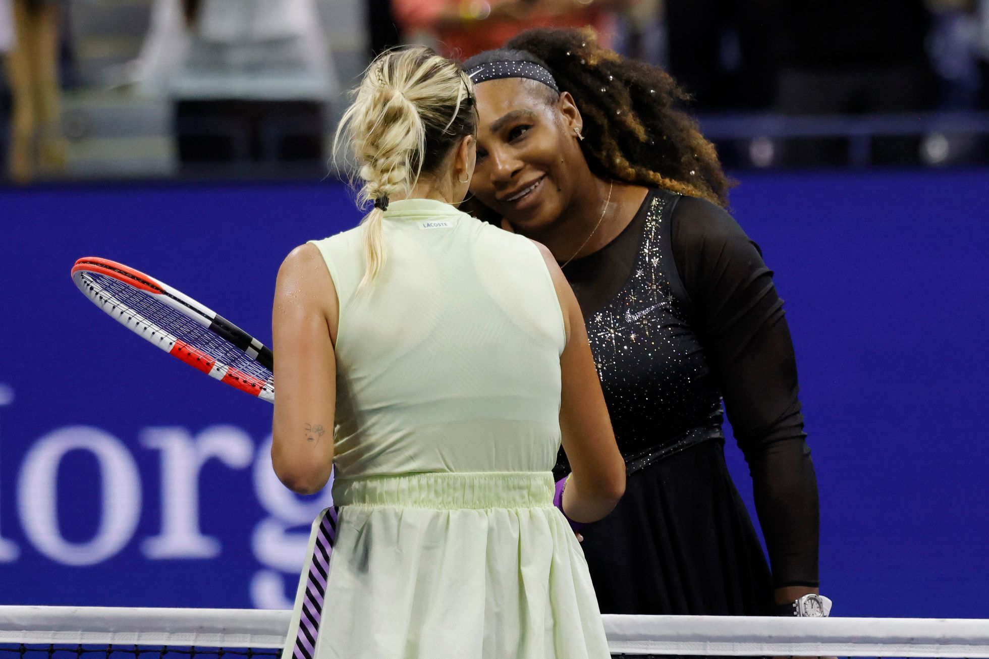 US Open 2022, 3. den (Serena Williamsová, Anett Kontaveitová)