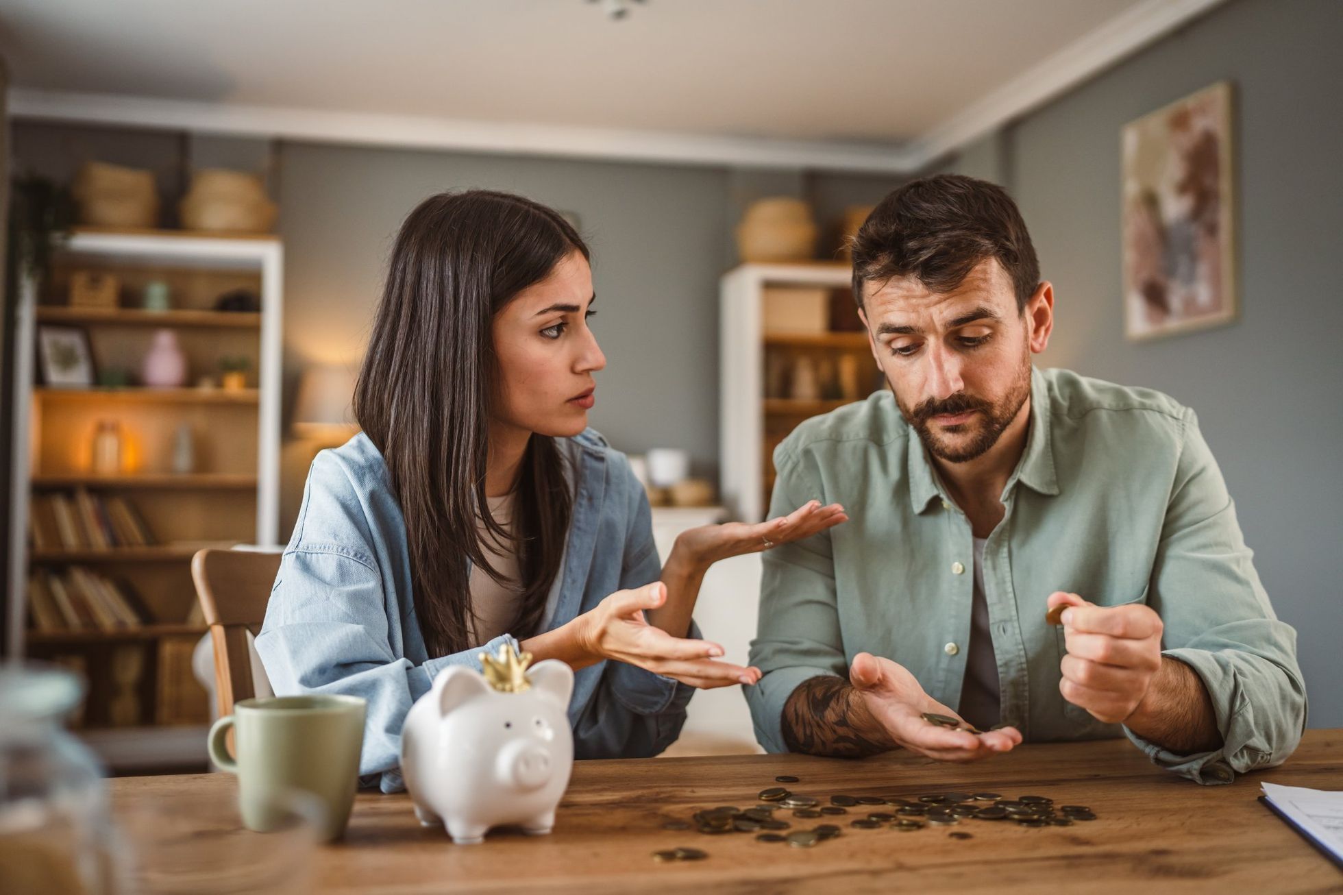 finance peníze rozpočet účet úspory dluh výplata ilustrace