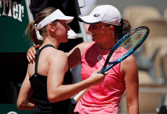 French Open, 2. den (Juvanová, Šwiateková)