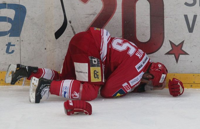 Slavia vs. Třinec, utkání hokejové extraligy (Roth)