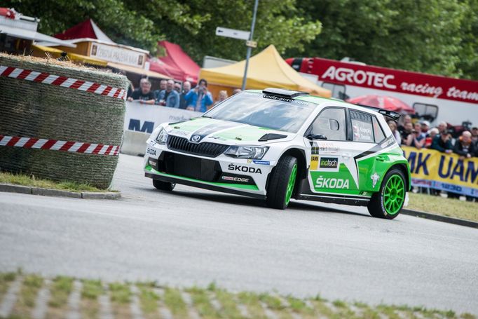 Rallye Český Krumlov 2015: Jan Kopecký - Pavel Dresler, Škoda Fabia R5