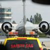DC-3 na letišti v Ruzyni