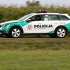 Škoda Octavia policie Litva