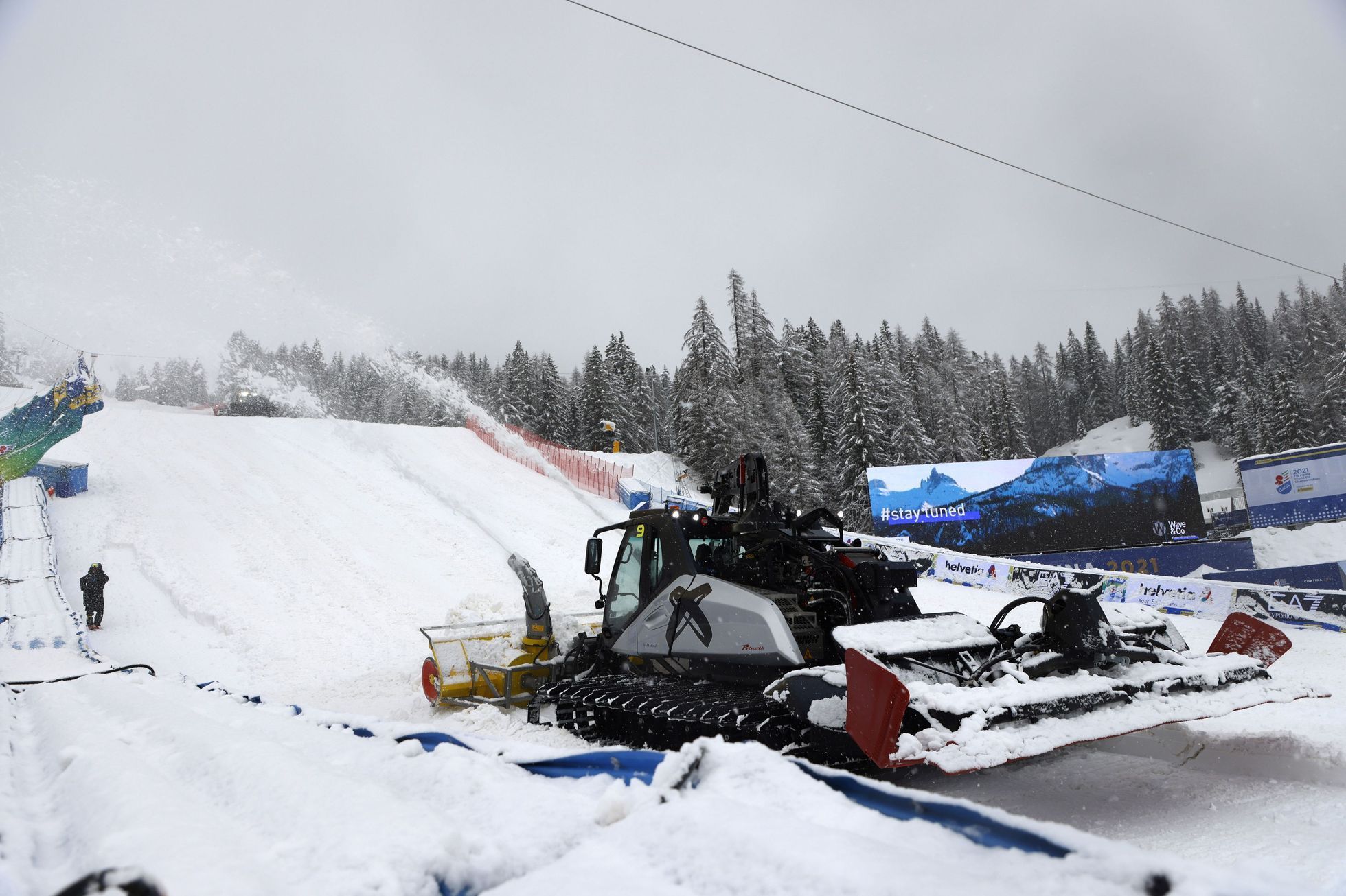 lyžování, MS 2021, Cortina d'Ampezzo, sníh