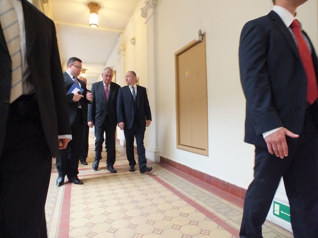 Návštěva Miloše Zemana v Brně