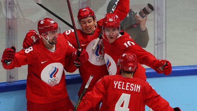 Ruští hokejisté postoupili do finále olympijského turnaje v Pekingu