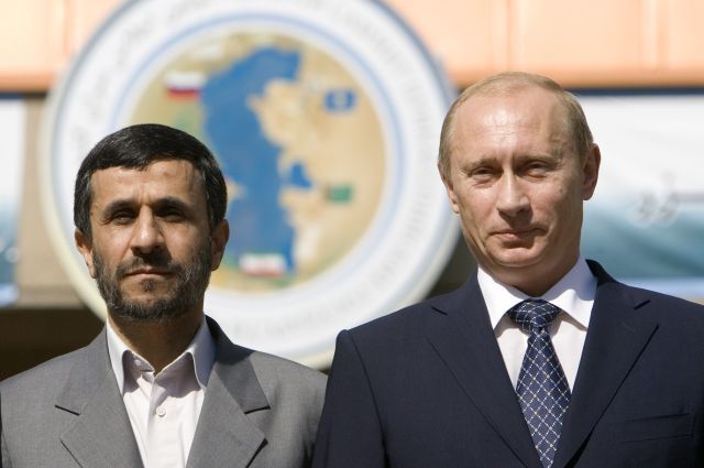 Rusko Írán Putin Ahmadínežád